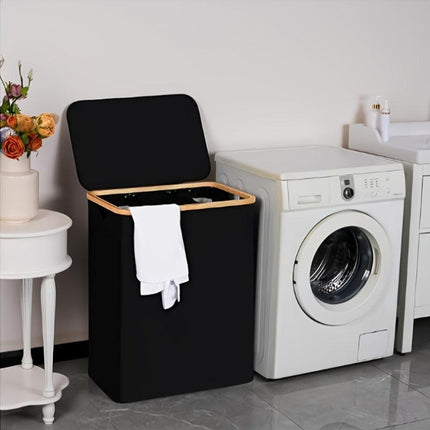Laundry Basket with Lid & Bags-1