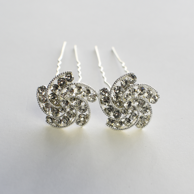 Shiny Spiral Hair Pin-0