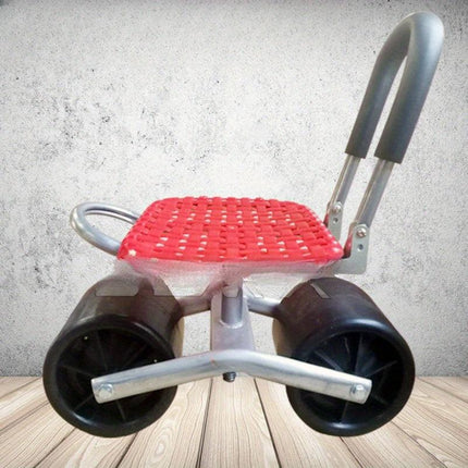 Garden Sled Cart with Two Wheels-4