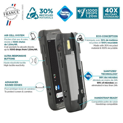 Mobile cover Mobilis PROTECH Black-6