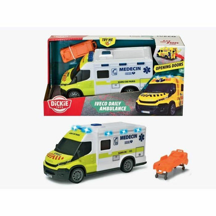 Ambulance Dickie Toys White-0