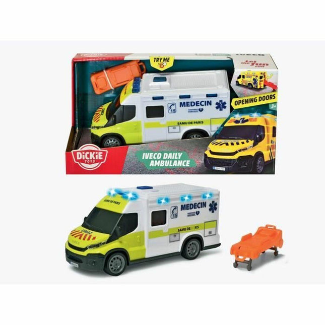 Ambulance Dickie Toys White-0