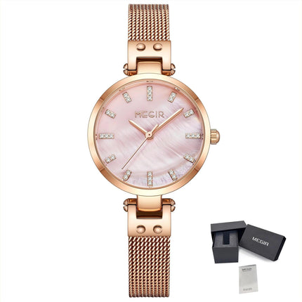 MEGIR Watches for Women Top Brand Fashion Ladies Wristwatch Waterproof Female Quartz Luxury Watch Montre Femme-17