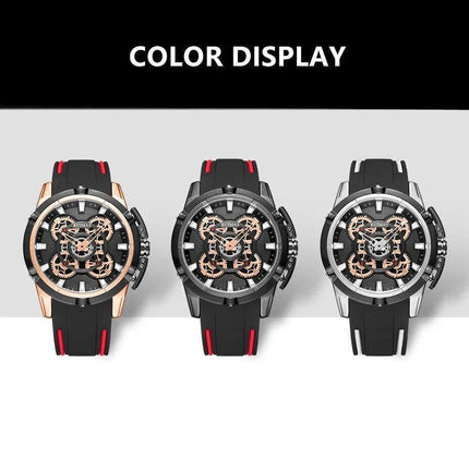 RUIMAS Top Brand Mens Watches Luxury Silicone Large Dial Sports Quartz Wristwatch Waterproof Date Clock Casual Relogio Masculino-6