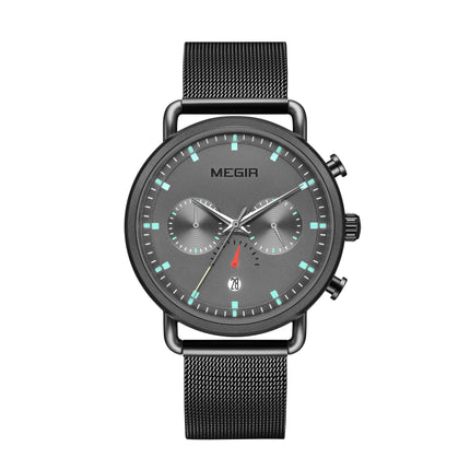 MEGIR Men Watch Top Brand Fashion Casual Quartz Watches Waterproof Date Man Sports Military Wristwatch Clock Relogio Masculino-8