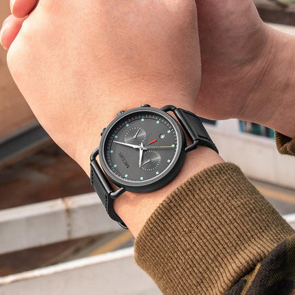MEGIR Men Watch Top Brand Fashion Casual Quartz Watches Waterproof Date Man Sports Military Wristwatch Clock Relogio Masculino-3