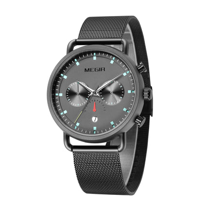MEGIR Men Watch Top Brand Fashion Casual Quartz Watches Waterproof Date Man Sports Military Wristwatch Clock Relogio Masculino-7
