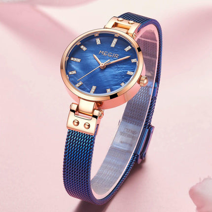 MEGIR Watches for Women Top Brand Fashion Ladies Wristwatch Waterproof Female Quartz Luxury Watch Montre Femme-16