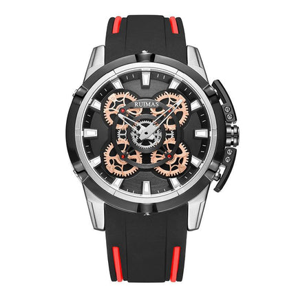 RUIMAS Top Brand Mens Watches Luxury Silicone Large Dial Sports Quartz Wristwatch Waterproof Date Clock Casual Relogio Masculino-10