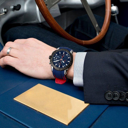 MEGIR Fashion Men's Sport Watches Silicone Strap Military Quartz Wristwatch Clock Waterproof Male Chronograph Montre Homme 2055-3