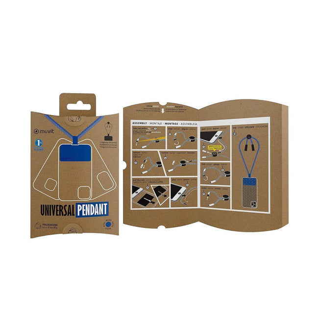 Mobile Phone Lanyard Muvit Blue-1