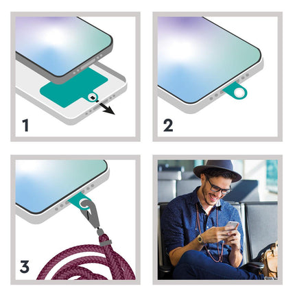 Mobile Phone Lanyard Myway Pink-4