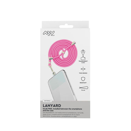 Mobile Phone Lanyard Myway Pink-1