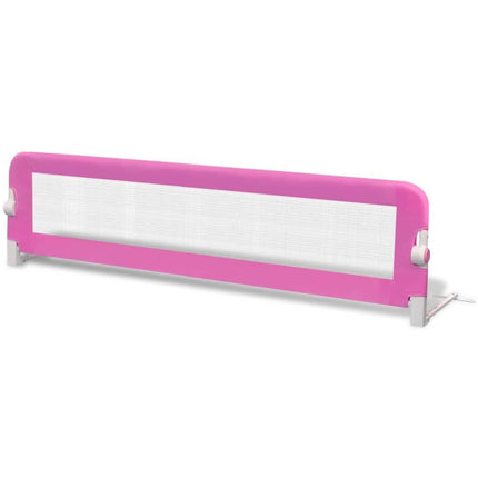 NNEVL Toddler Safety Bed Rail 2 pcs Pink 150x42 cm-2