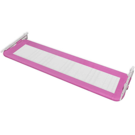 NNEVL Toddler Safety Bed Rail 2 pcs Pink 150x42 cm-4