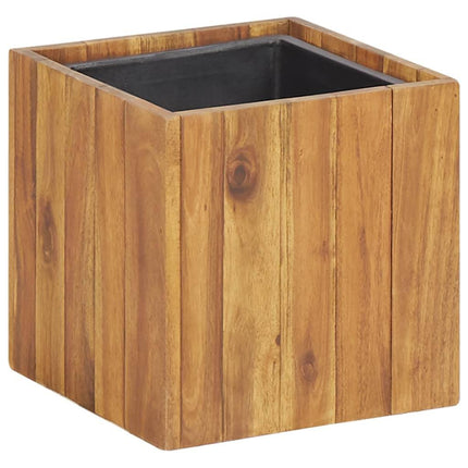 NNEVL Garden Raised Bed Pot 24.5x24.5x25 cm Solid Acacia Wood-0
