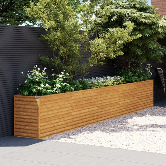 NNEVL Garden Raised Bed 482x50x69 cm Corten Steel-0