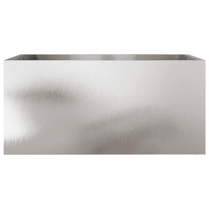 NNEVL Planter Silver 62x30x29 cm Stainless Steel-4