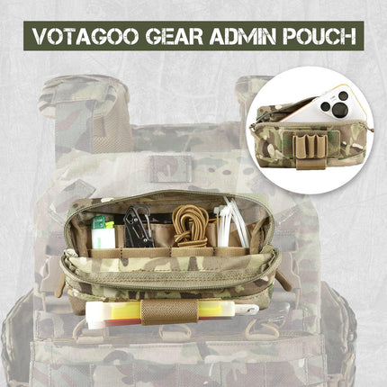 VOTAGOO® Tactical Molle Admin Pouch