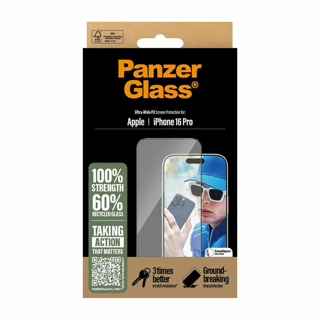 Mobile Screen Protector PanzerGlass iPhone 16 Pro-0