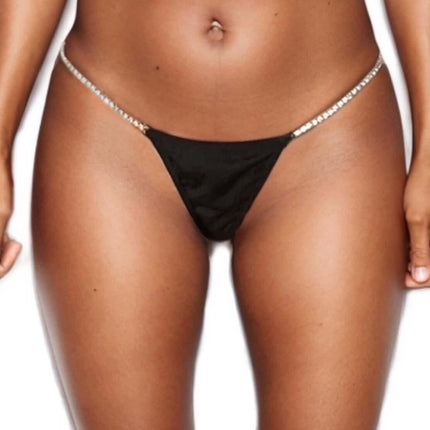 Adjustable Sides Rhinestone Thong, Eclipse