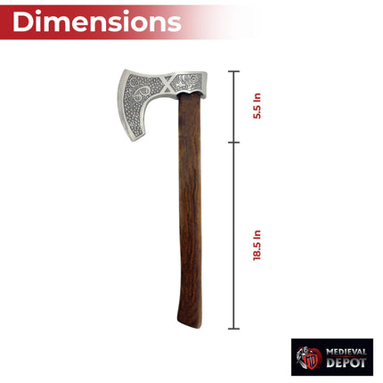 Call to Battle Carbon Steel Medieval Viking Bearded Axe