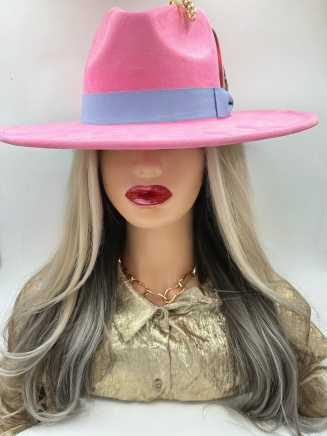 Luxury Fedora Hat-Pinkpie