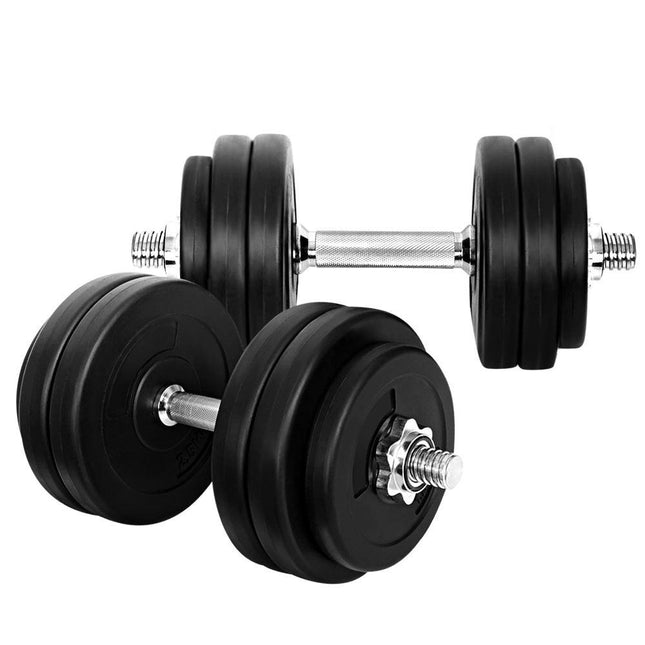 NNEDSZ 30kg Dumbbell Set Weight Plates Dumbbells Lifting Bench-0