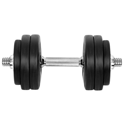 NNEDSZ 30kg Dumbbell Set Weight Plates Dumbbells Lifting Bench-2