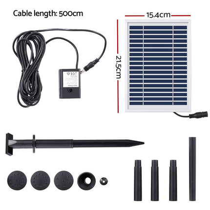 NNEDSZ Solar Pond Pump Submersible Water Fountain Kit 4.4FT-1