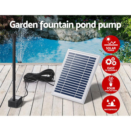 NNEDSZ Solar Pond Pump Submersible Water Fountain Kit 4.4FT-3