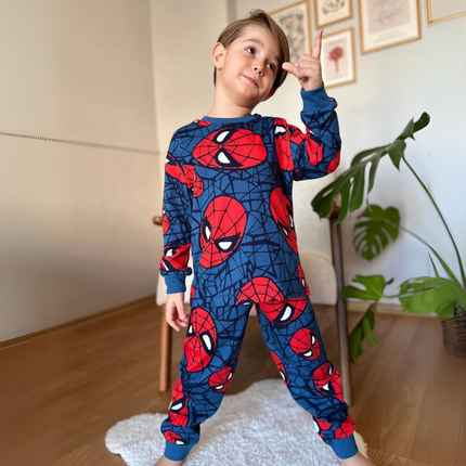 Spider Boys Cotton Pyjama Set-0
