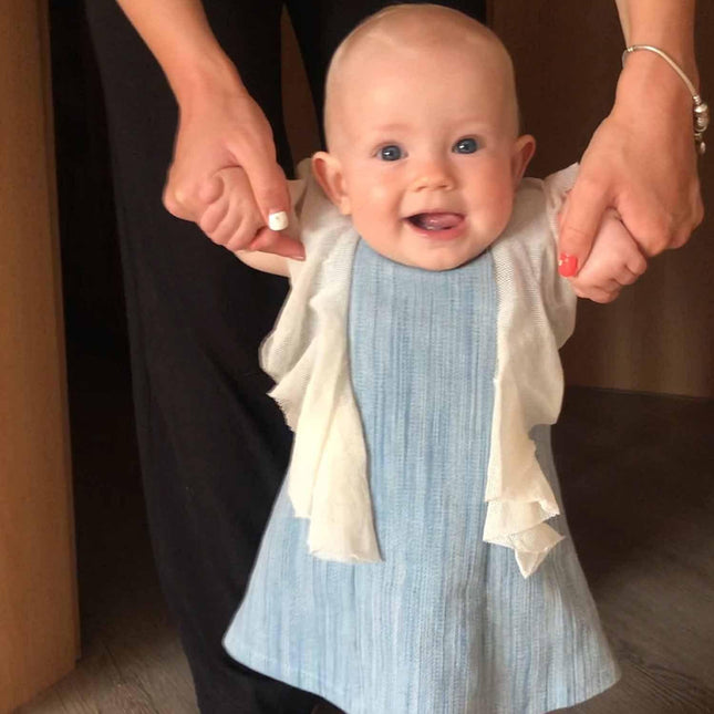 Elegant Blue Baby Dress-1