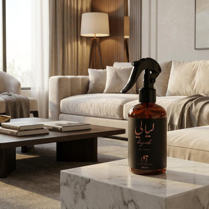 Marien Layali Fabric, Upholstery and Room Fragrance Spray | Floral & Fruity - 250ml