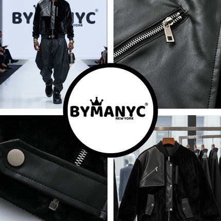Men's Jacket VEGAN HARLEM NYFW Colecction BYMANYC ® New York