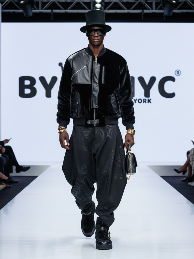 Men's Jacket VEGAN HARLEM NYFW Colecction BYMANYC ® New York