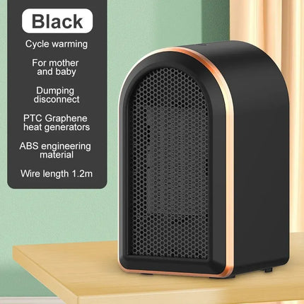 1200W Portable Electric Heater - Efficient Room Heating Solution-4