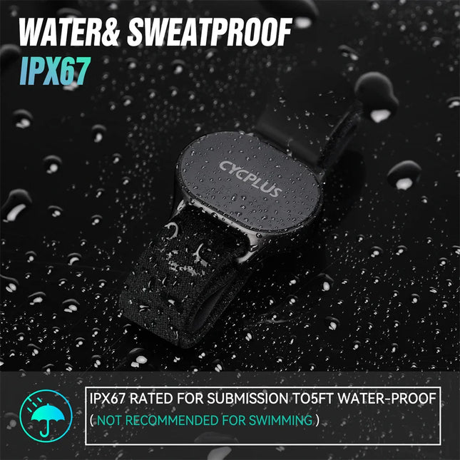 NNEOBA Heart Rate Monitor Armband Bluetooth 5.1 ANT Fitness Sensor Black-1