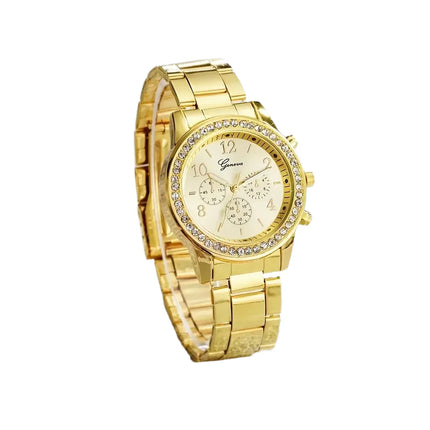 Womens Luxury Gold Watch Jewelry Set (5PCS)-1
