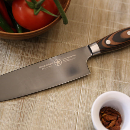 Santoku Messer (7"/18cm) | Sternsteiger - Titanium Kollektion