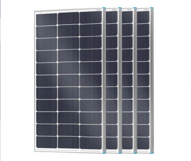 100W Rigid Solar panel 4 pcs(Topcon)