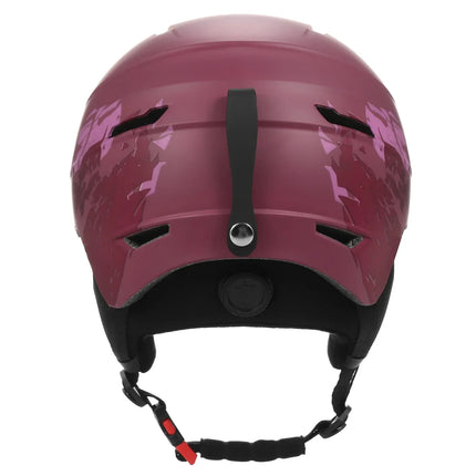 NNEOBA Snowboard Helmet with Detachable Earmuff and Goggle Strap-3