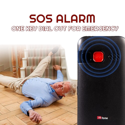 TTfone TT190 with Dock Charger Simple Mobile Phones for Seniors with Giffgaff SIM-2