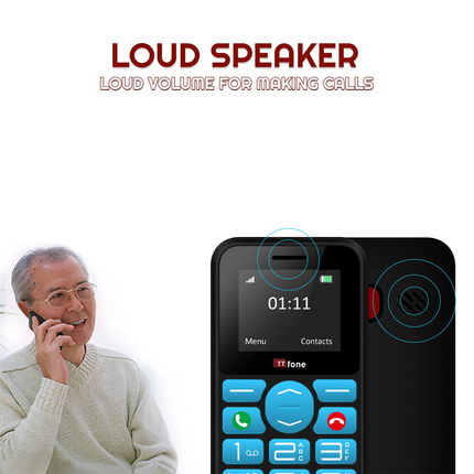 TTfone TT190 with Dock Charger Simple Mobile Phones for Seniors with Giffgaff SIM-3