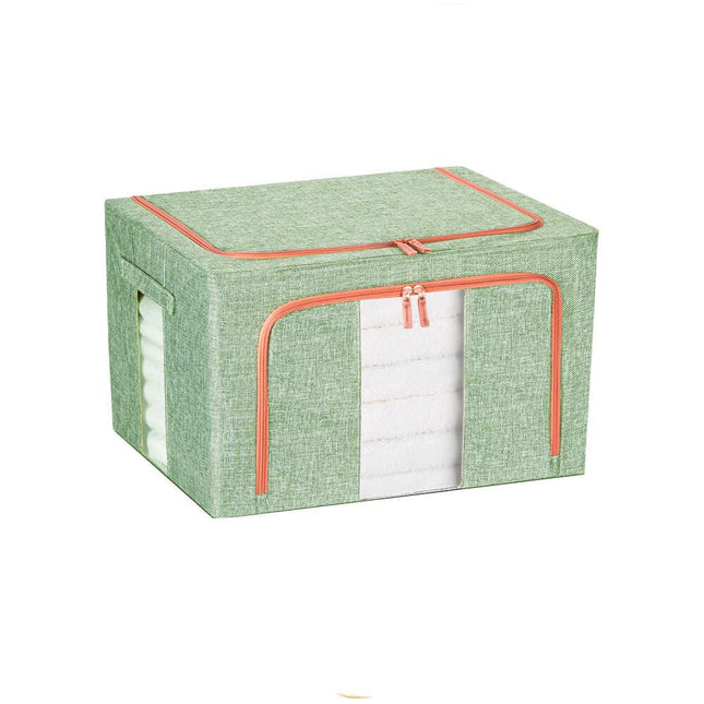 NNEDSZ 100L Cloth Storage Box Closet Organizer Storage Bags Clothes Storage Bags Wardrobe Organizer Idea GREEN-0
