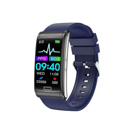 NNEDSZ Smart Watch With Heart Rate And Blood Pressure Monitoring - Colour Screen - Blue-1