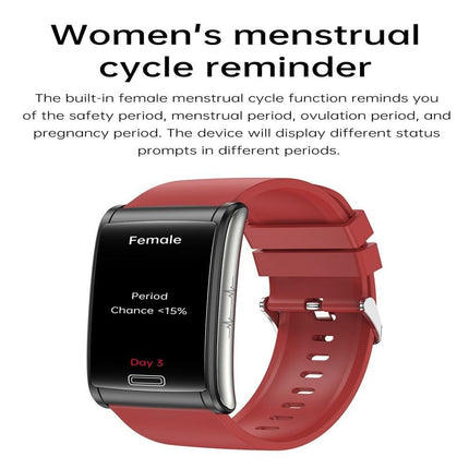 NNEDSZ Smart Watch With Heart Rate And Blood Pressure Monitoring - Colour Screen - Blue-4