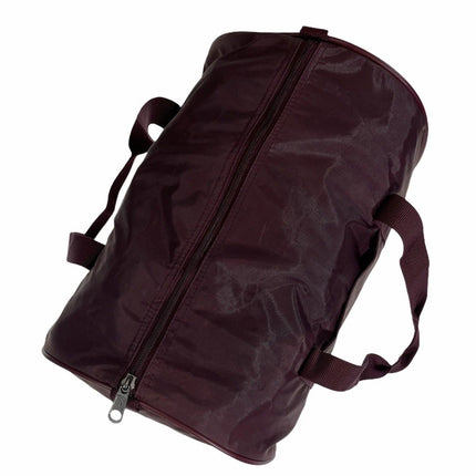 NNEDSZ Travel Foldable Duffel Bag Gym Sports Luggage Foldaway School Bags - Maroon-3