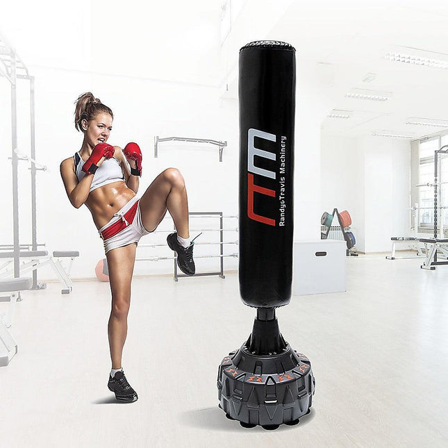 NNEDSZ 170cm Free Standing Boxing Punching Bag Stand MMA UFC Kick Fitness