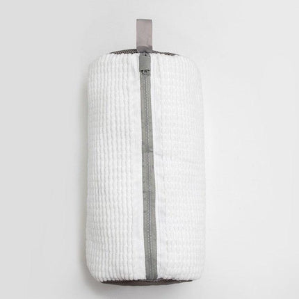 NNEDSZ White Shoe Laundry Bags - Mesh Protective Washing Bags for Shoes with Zipper Design-0